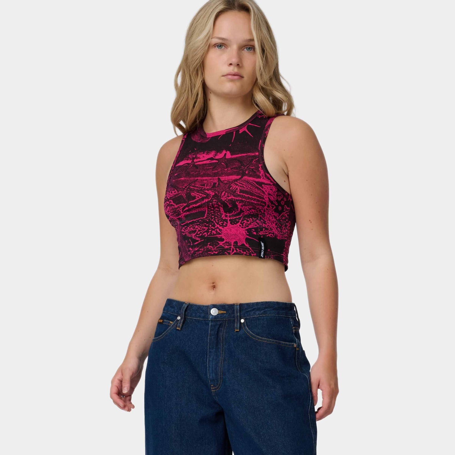 Santa Cruz Natural Bridges Repeat Tank Fuchsia