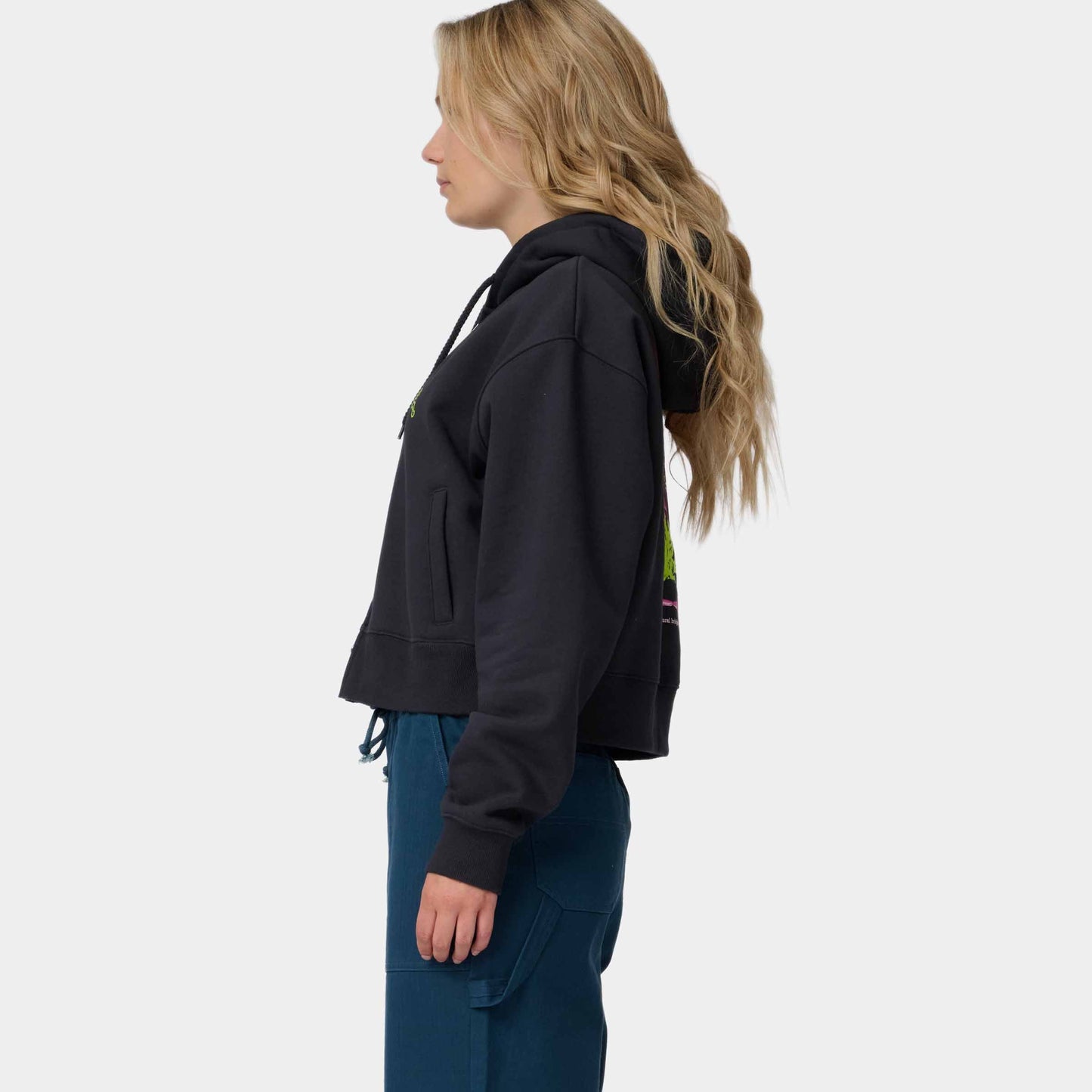 Santa Cruz Natural Bridges Zip Hoodie Black Wash