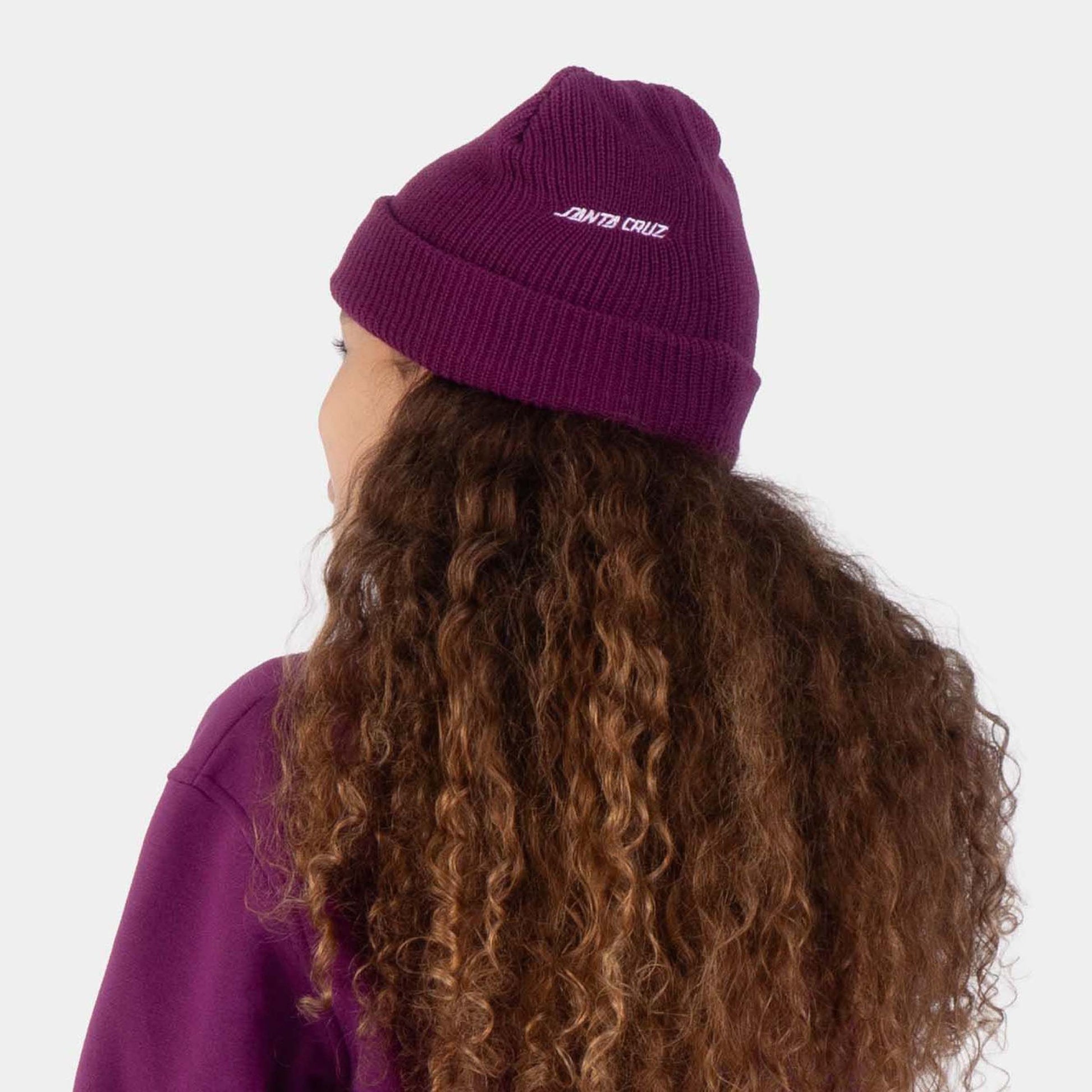 Santa Cruz | Youth Hand Dude Beanie Fresh Purple