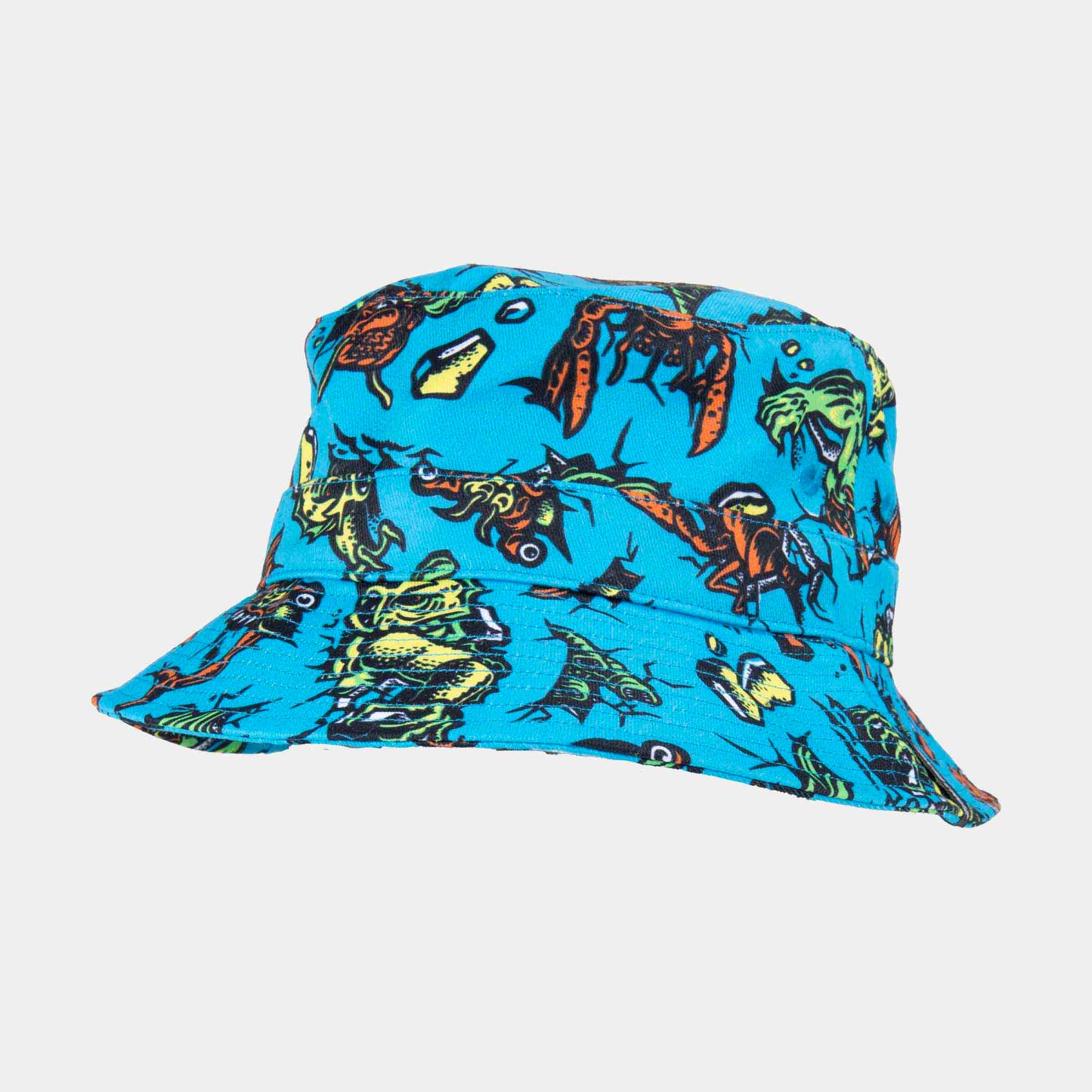 Santa Cruz Youth Roskopp Monster Bucket Hat Blue