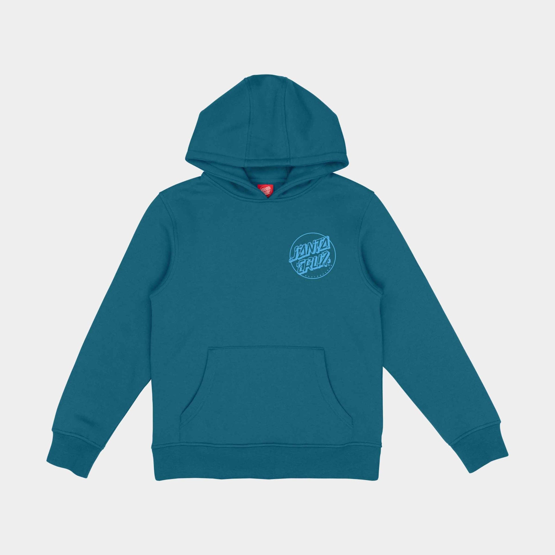 Santa Cruz Youth Roskopp Screaming Five Sweatshirt Teal