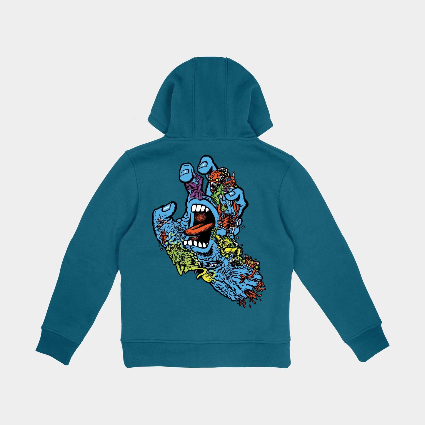 Santa Cruz Youth Roskopp Screaming Five Sweatshirt Teal