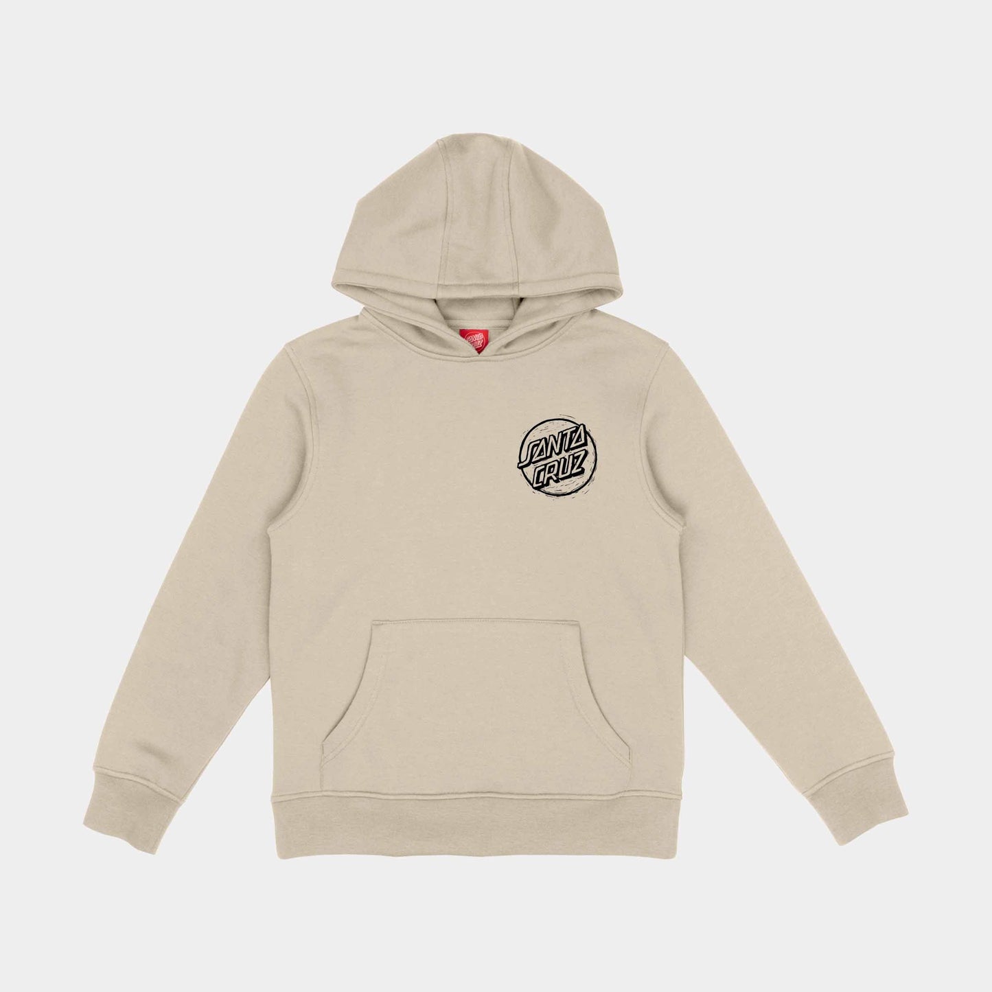 Santa Cruz Youth Stamped Opus Camo Hoodie Chalk