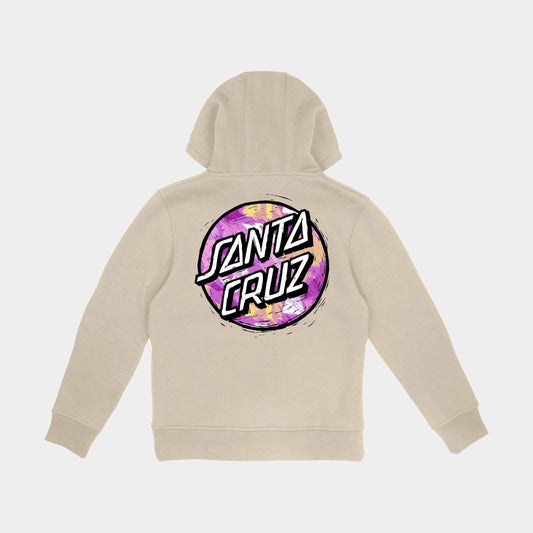 Santa Cruz Youth Stamped Opus Camo Hoodie Chalk