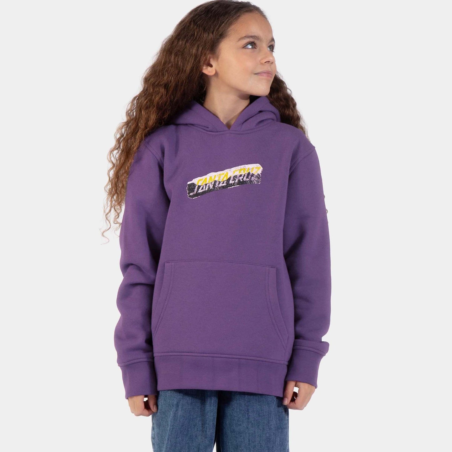 Santa Cruz | Youth Damaged Hand Hoodie Fresh Purple