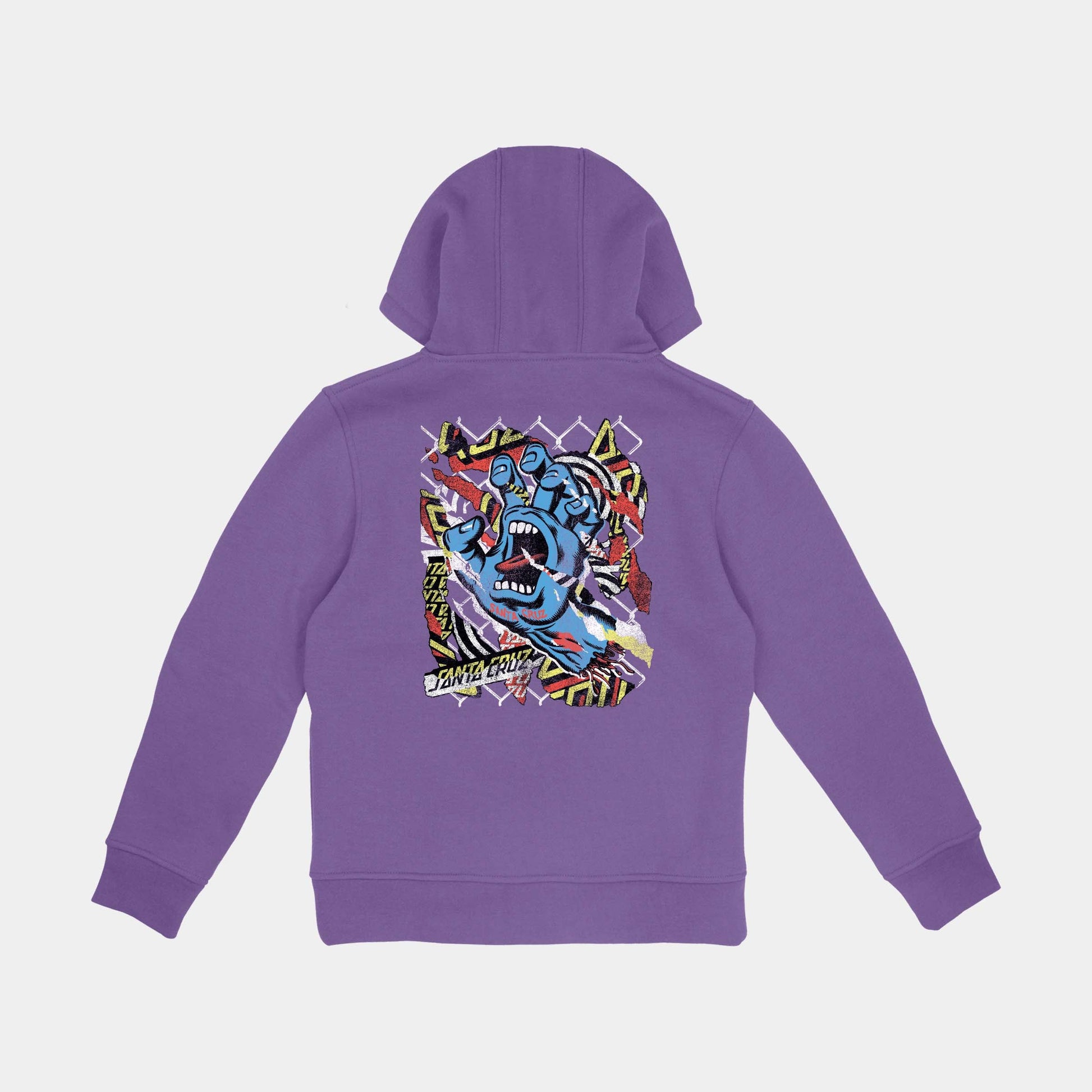 Santa Cruz | Youth Damaged Hand Hoodie Fresh Purple