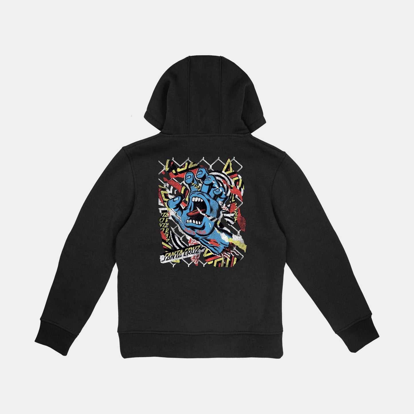 Santa Cruz | Youth Damaged Hand Hoodie Black