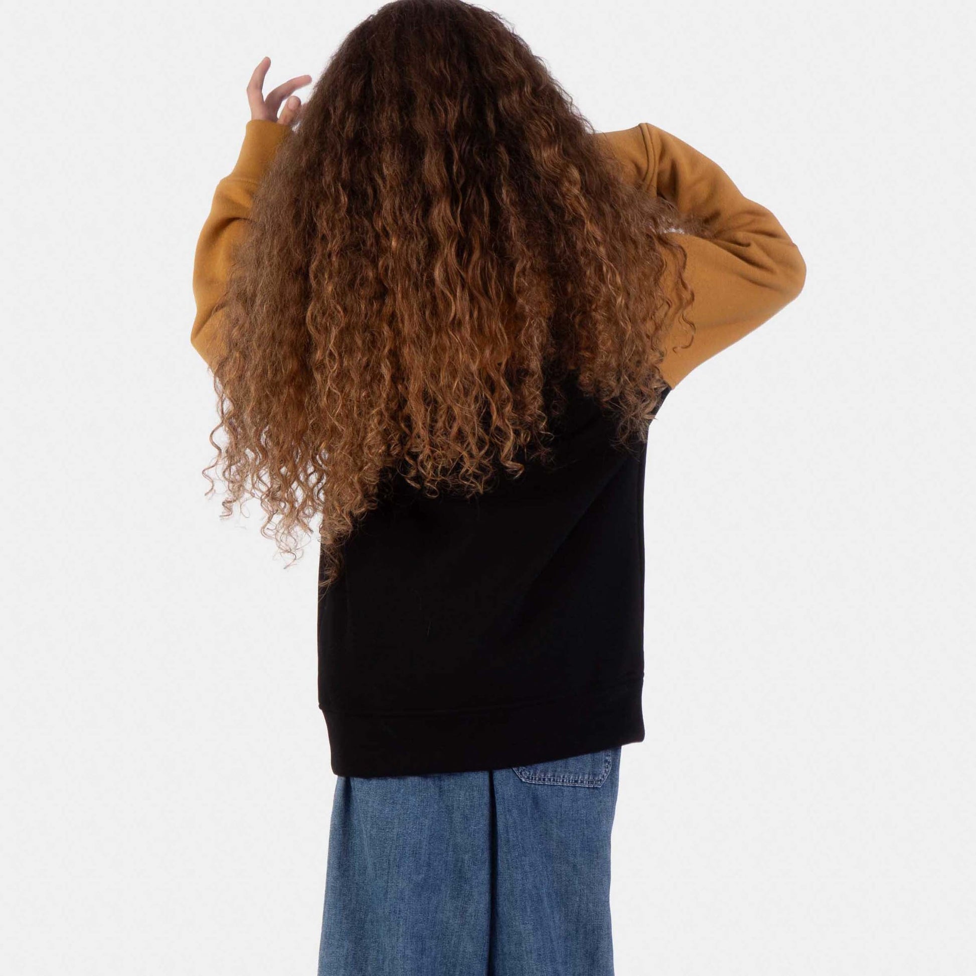 Santa Cruz | Youth Knibbs Cryptic Raglan Black Mustard
