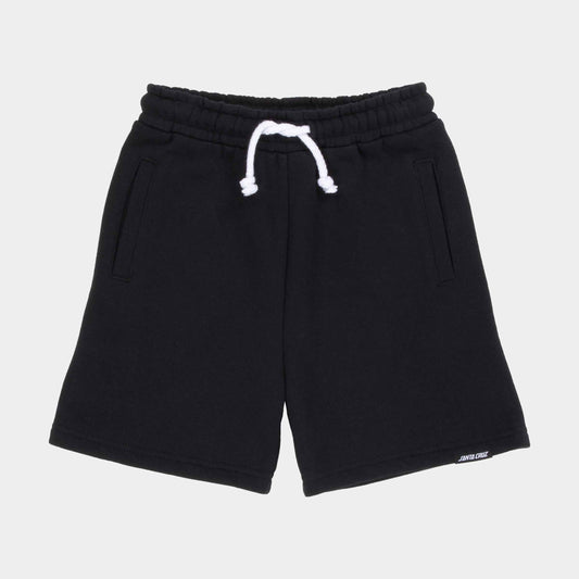 Santa Cruz Youth Strip Oval Shorts Black