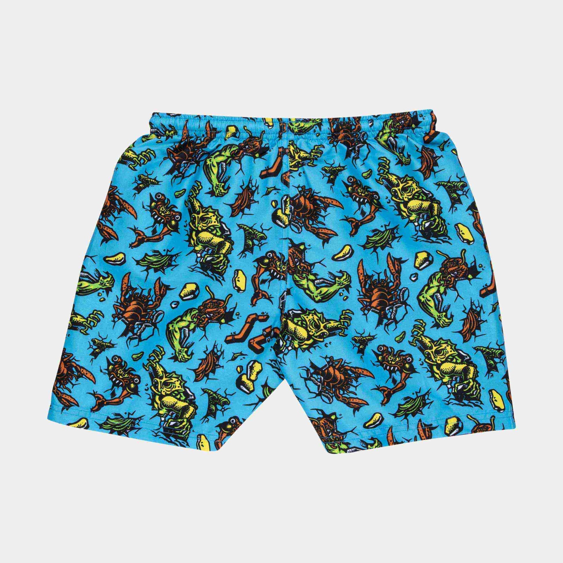 Santa Cruz Youth Roskopp Monster Swimshort Blue