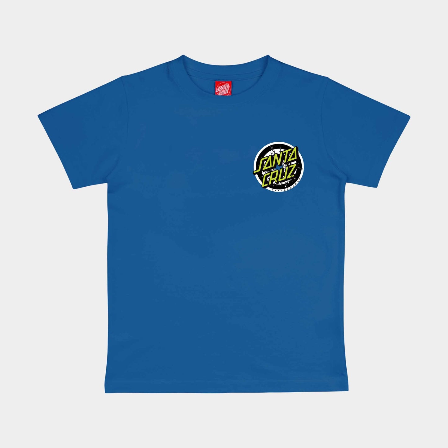 Santa Cruz Youth Rob Smasher T Shirt Ultramarine