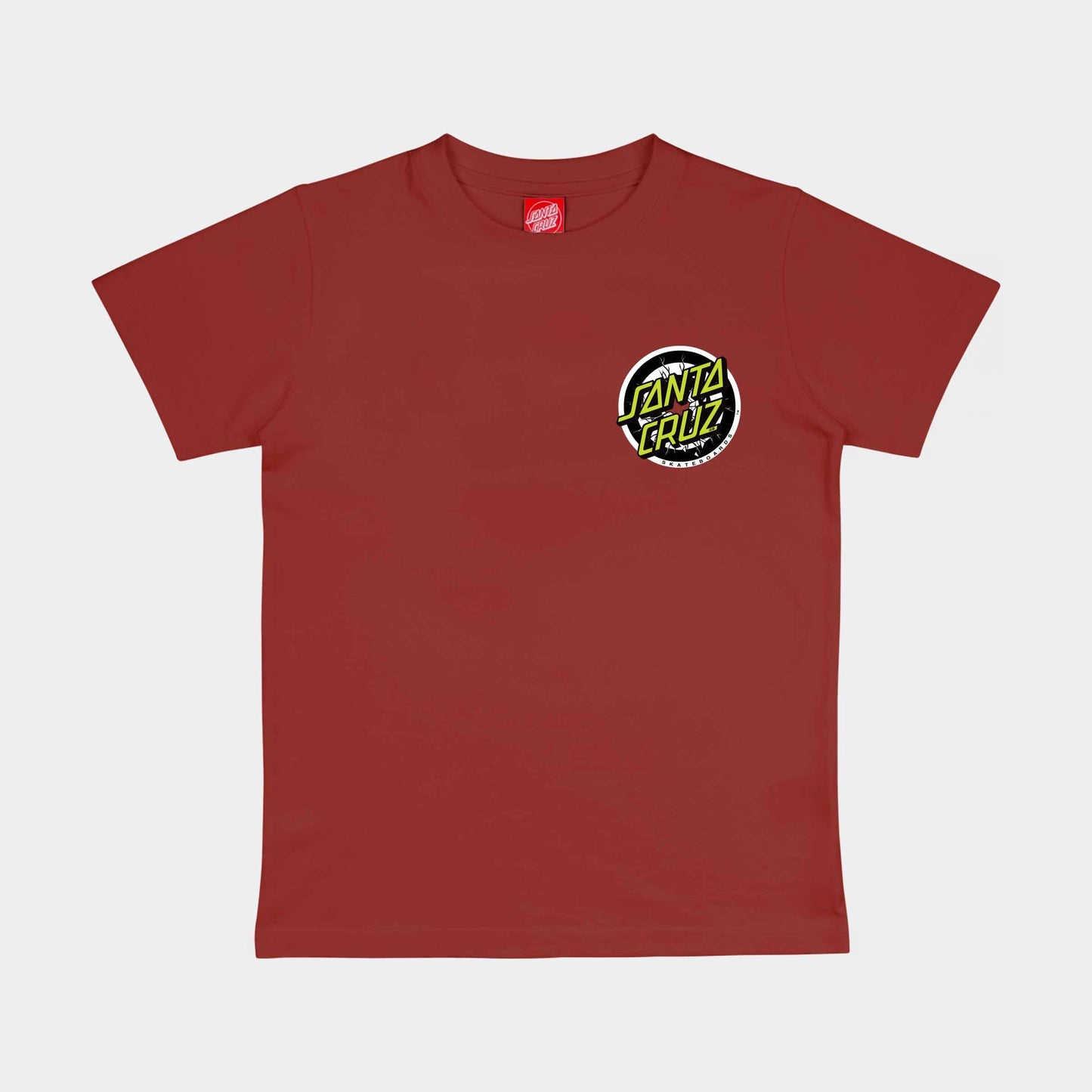 Santa Cruz Youth Rob Smasher T Shirt Ketchup