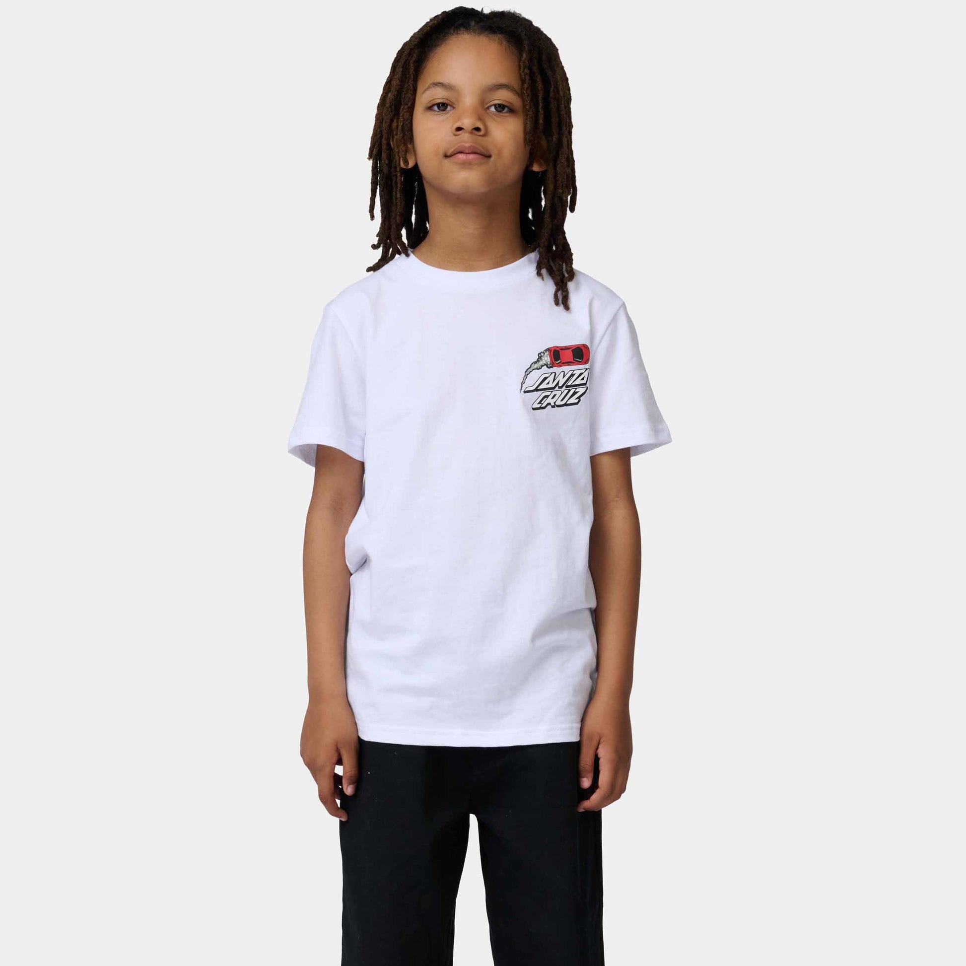 Santa Cruz Youth Pit Cruz T Shirt White