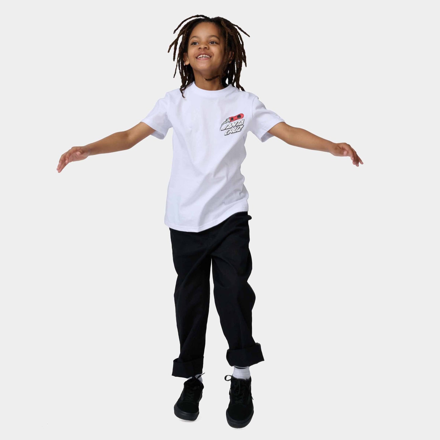 Santa Cruz Youth Pit Cruz T Shirt White