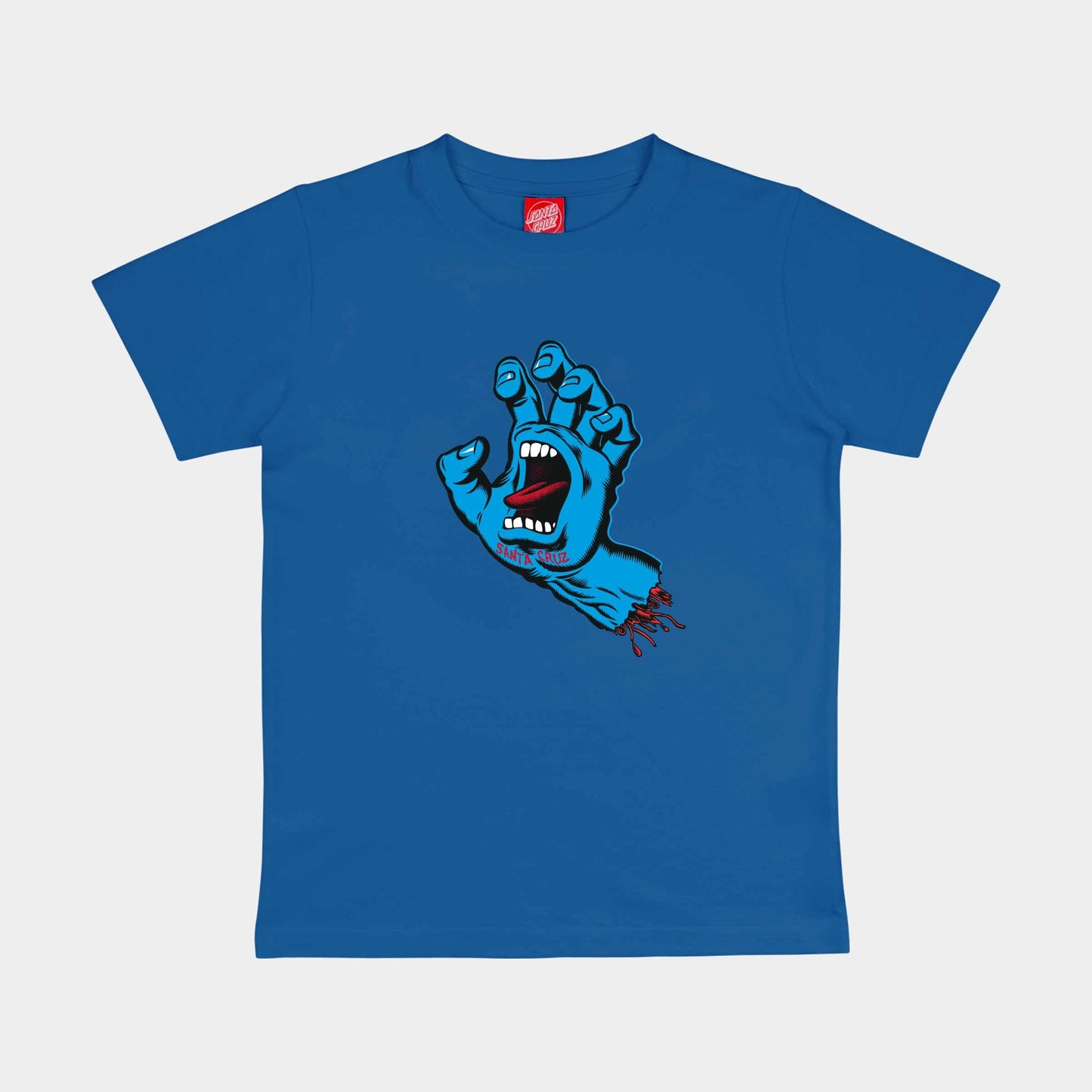 Santa Cruz Youth Screaming Hand T Shirt Ultramarine