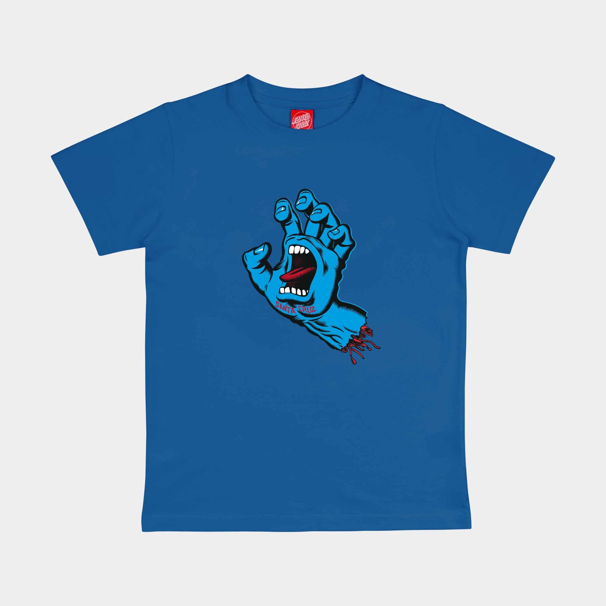 Santa Cruz Youth Screaming Hand T Shirt Ultramarine