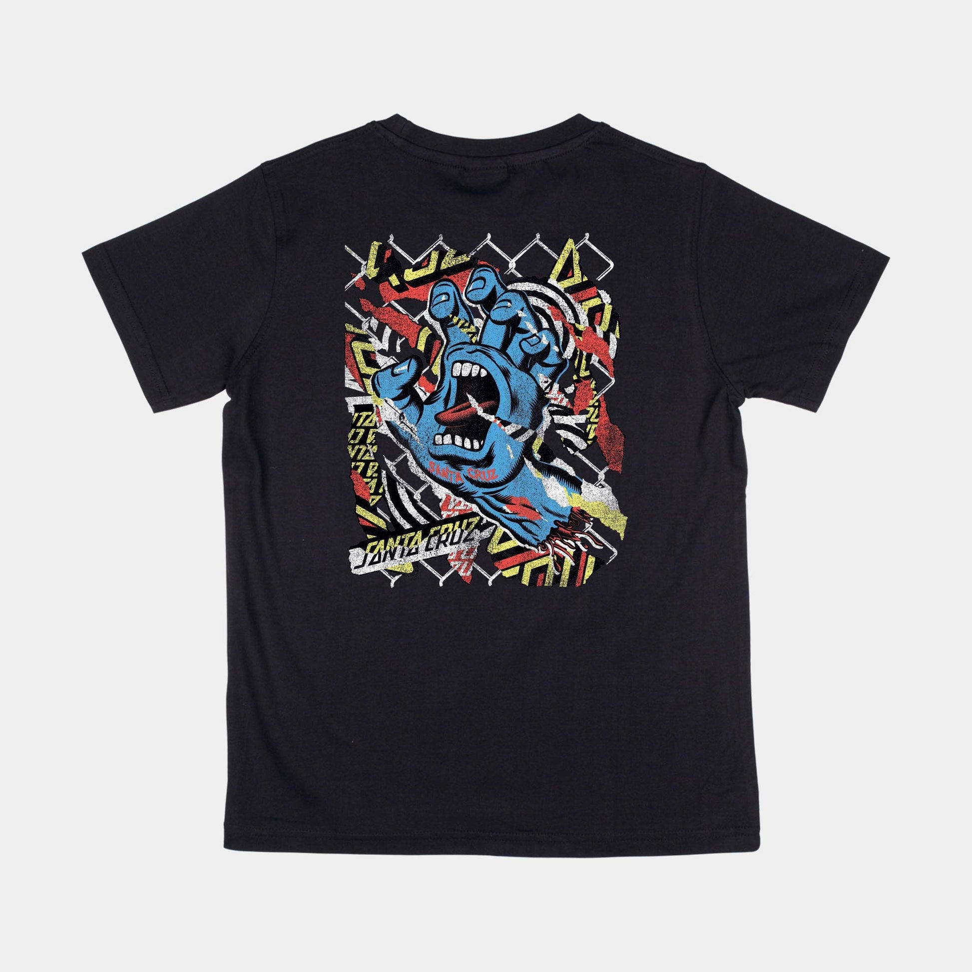 Santa Cruz | Youth Damaged Hand T Shirt Black