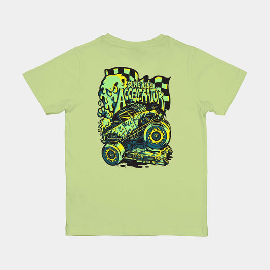 Santa Cruz | Youth Slime Balls Accelerator T Shirt Green Glow