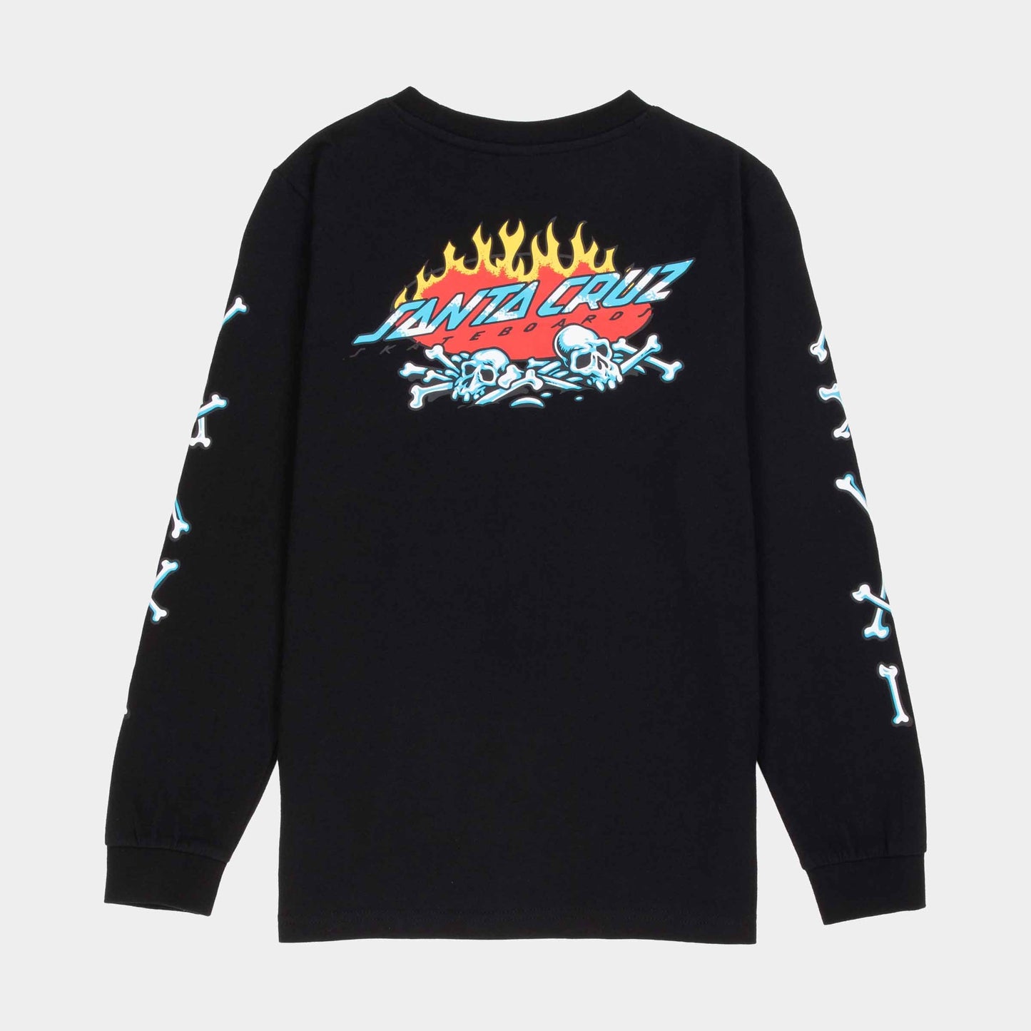 Santa Cruz Youth Salba Voodoo Pit Long Sleeve T Shirt Black