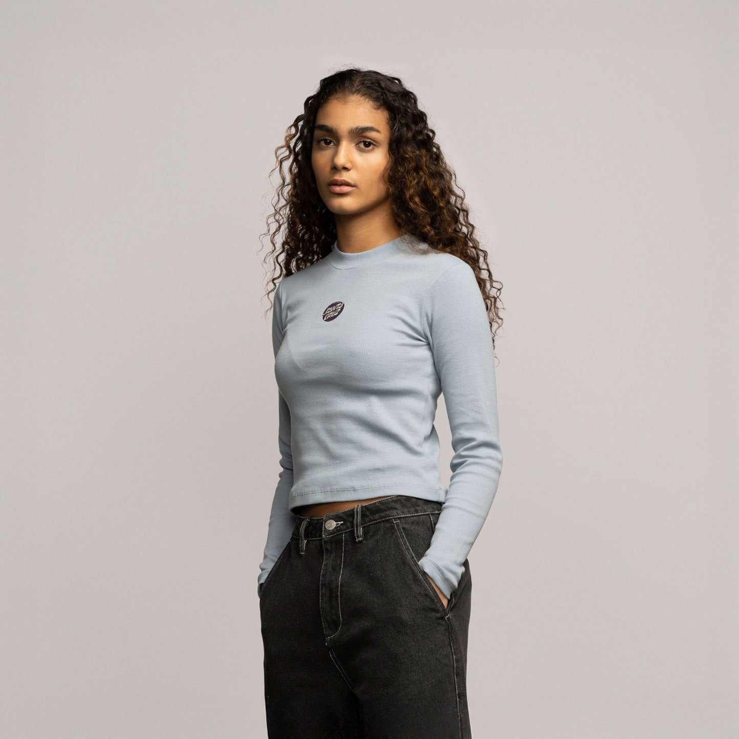 Other Dot Em Mock Neck L/S T-Shirt