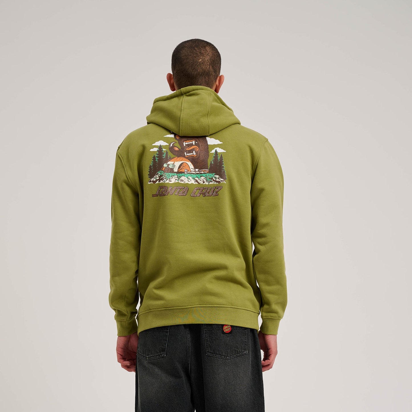 Screaming Grizzly Santa Cruz Hoodie