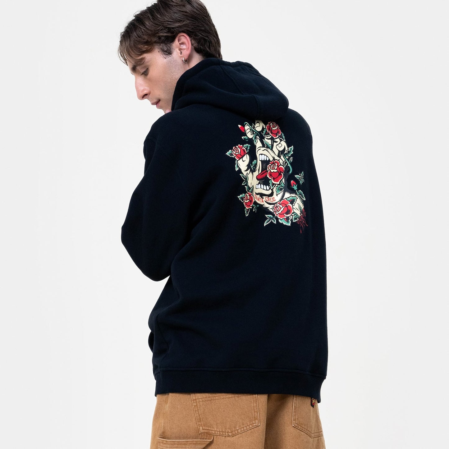 Screaming Rose Flash Santa Cruz Hoodie