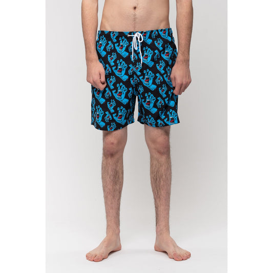 Santa Cruz Hands-All-Over Swimming Shorts Black
