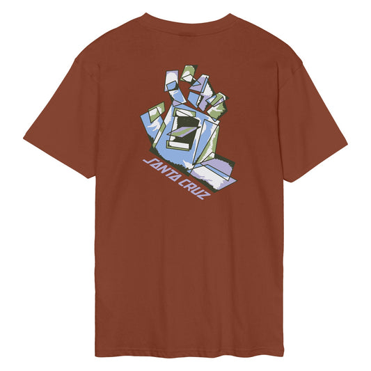 Screaming Scratched Hand Strip Santa Cruz T-Shirt
