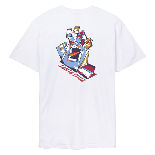 Screaming Scratched Hand Strip Santa Cruz T-Shirt