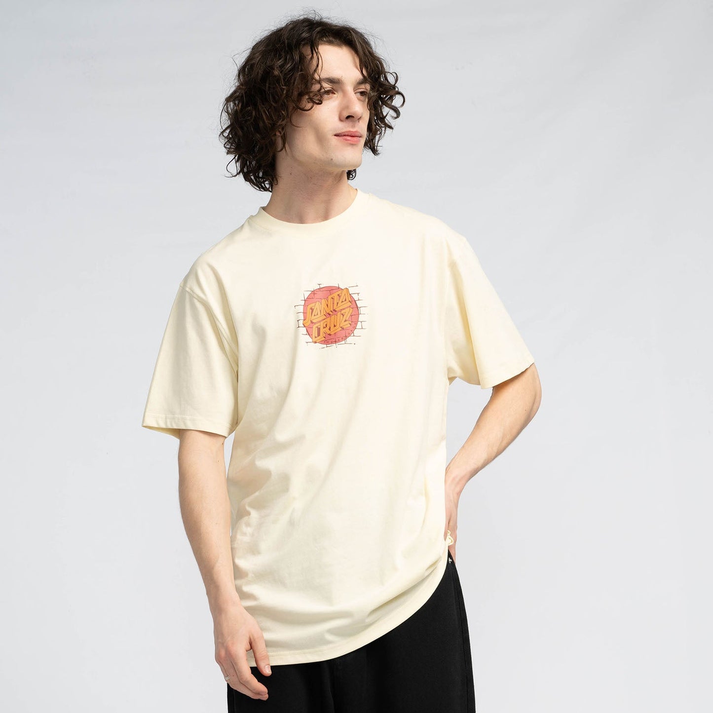Scrawl Brick Dot Santa Cruz T-Shirt