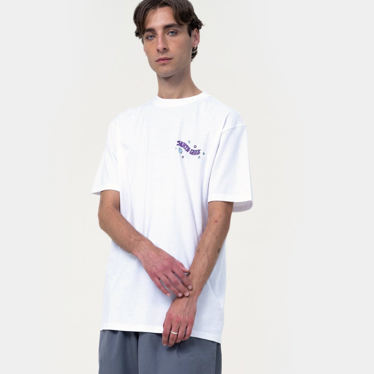 Knibbs Invasion Hand Strip Santa Cruz T-Shirt