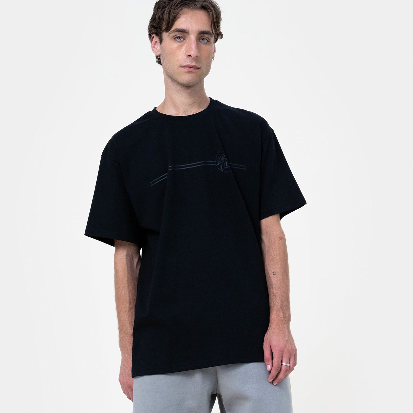 Tonal Opus Dot Stripe Santa Cruz T-Shirt