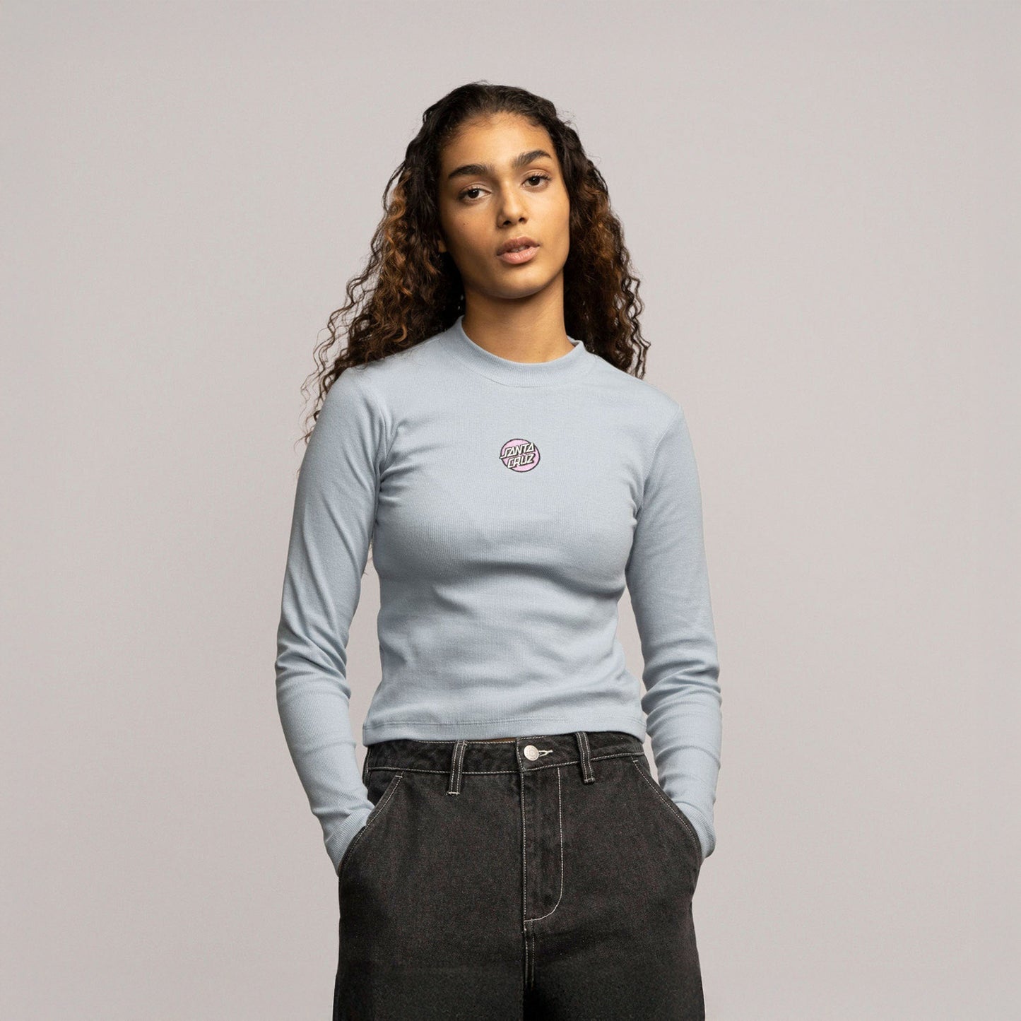 Other Dot Em Mock Neck L/S T-Shirt