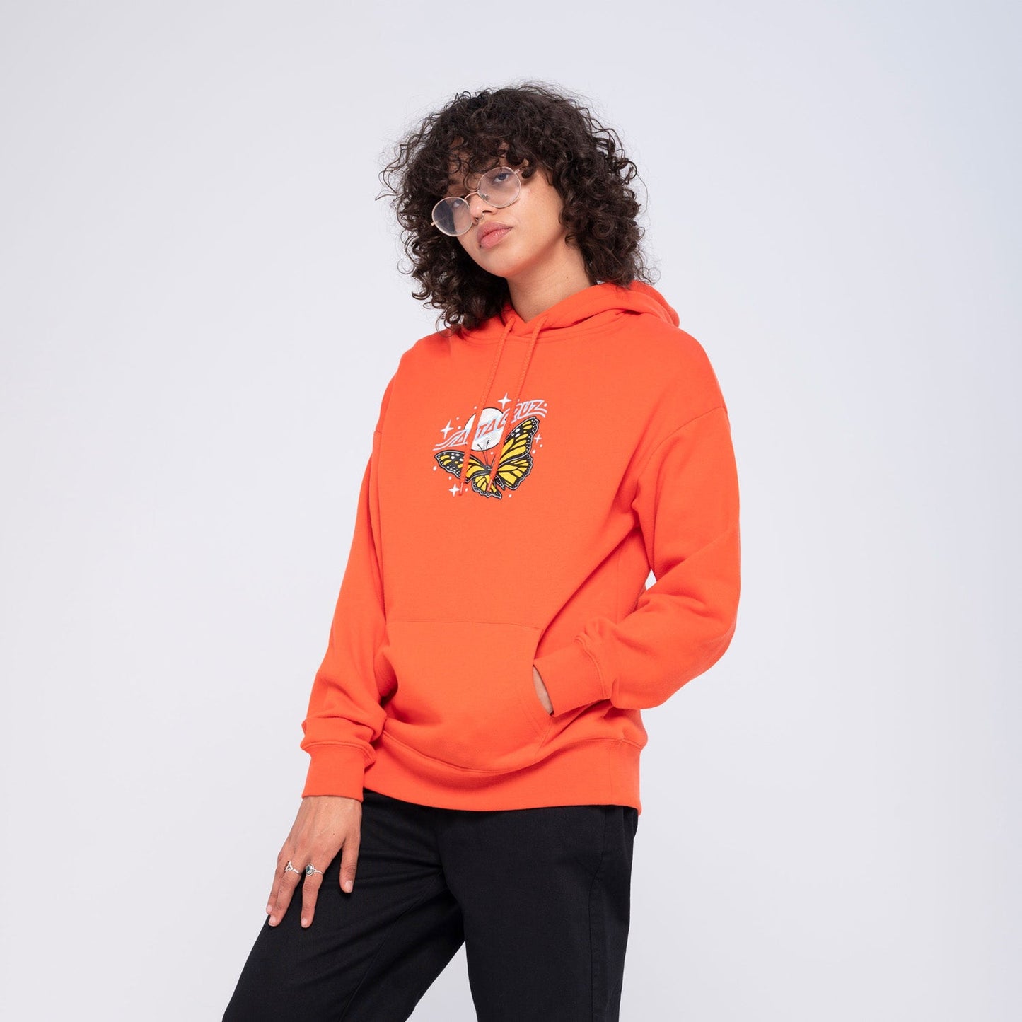 Winged Moon Strip Santa Cruz Hoodie