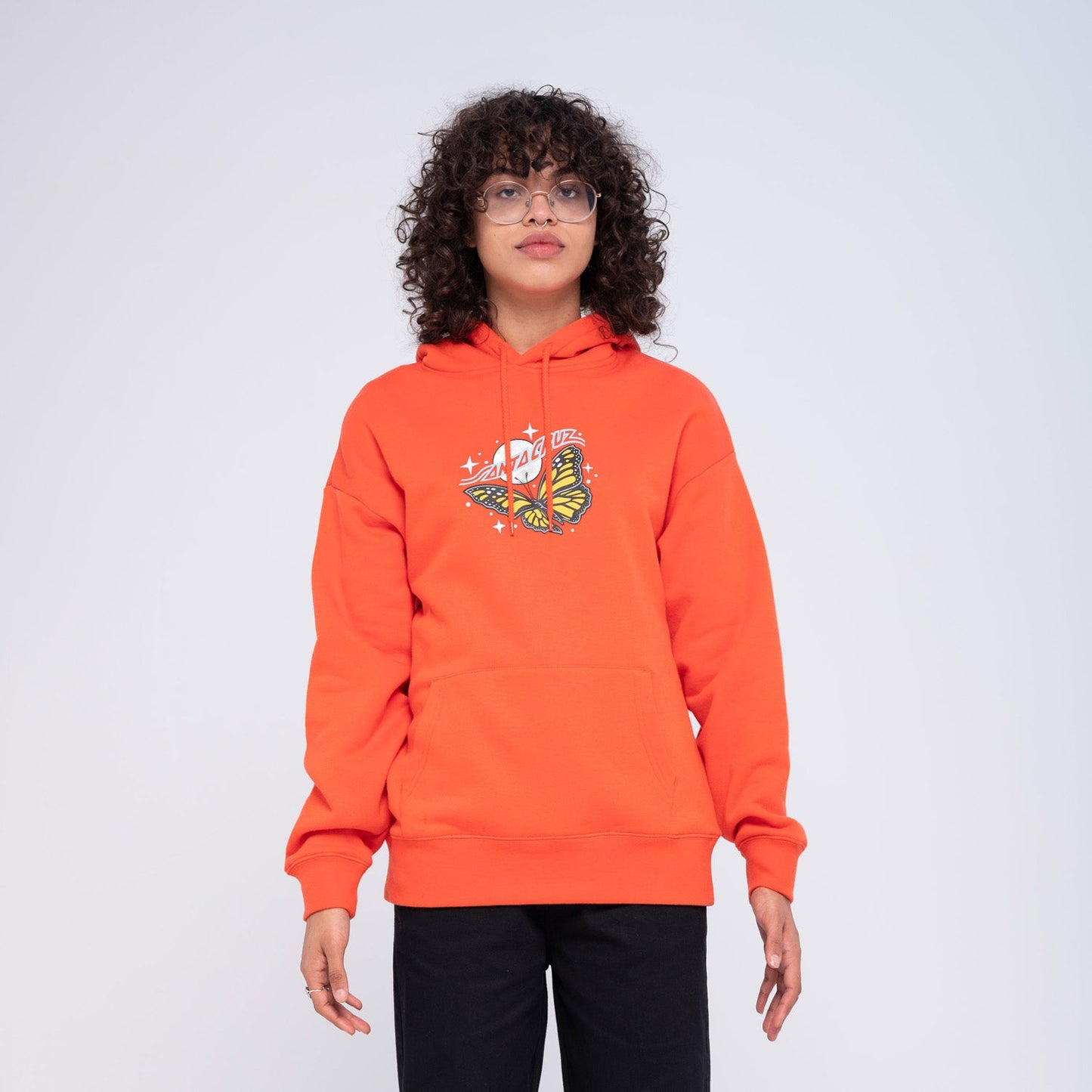 Winged Moon Strip Santa Cruz Hoodie