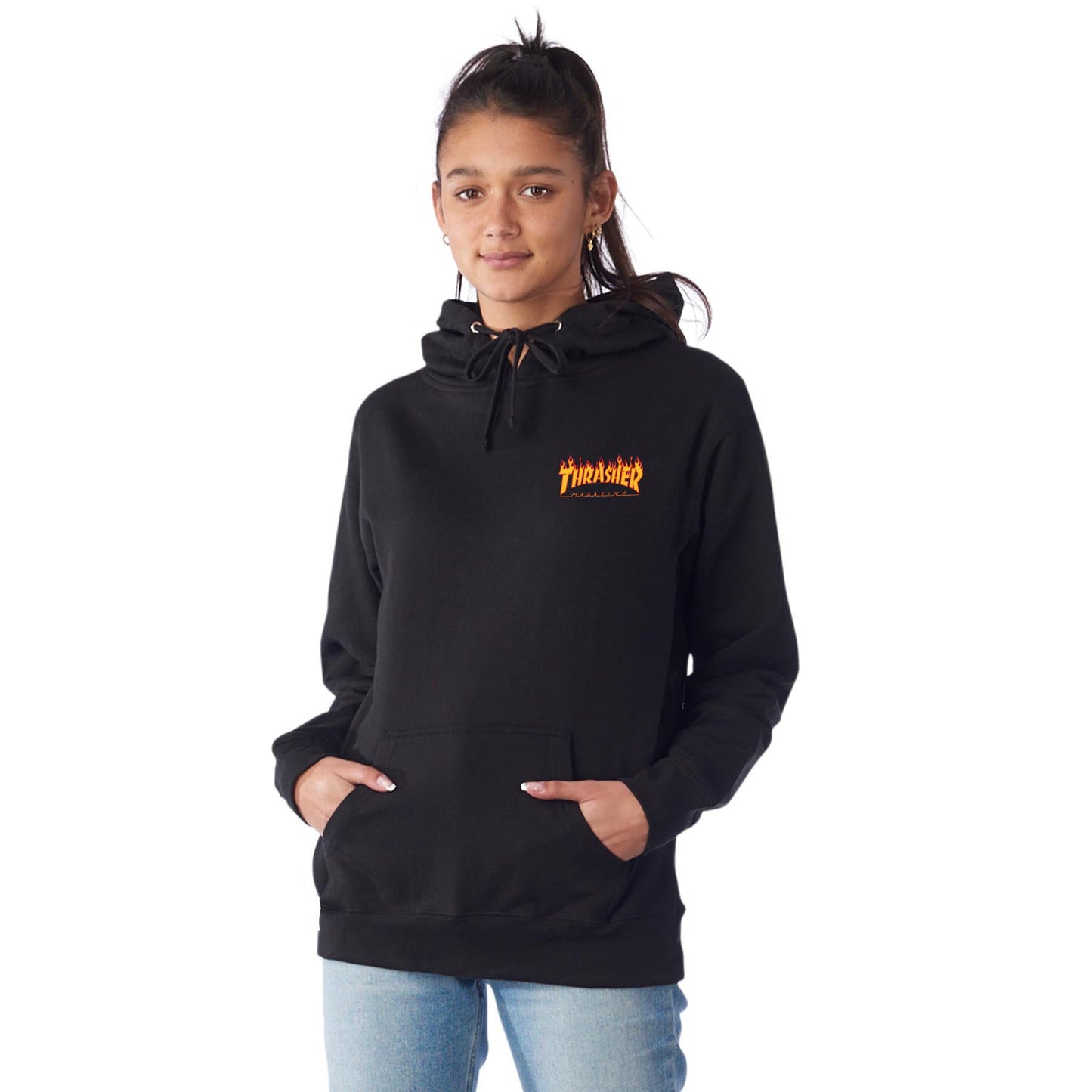 Flame Dot  Thrasher X Santa Cruz Hoodie