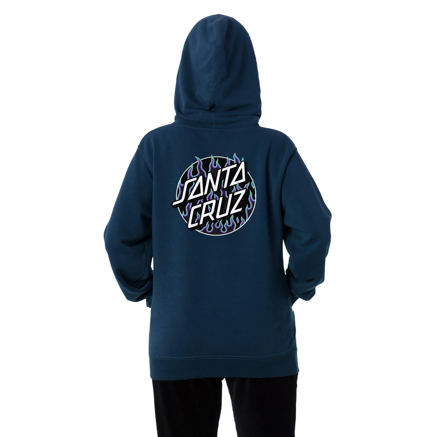 Flame Dot  Thrasher X Santa Cruz Hoodie