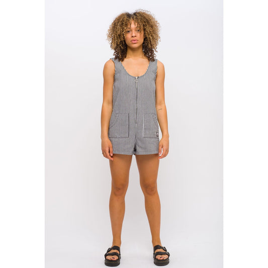 Santa Cruz Francis Playsuit in Hickory Stripe