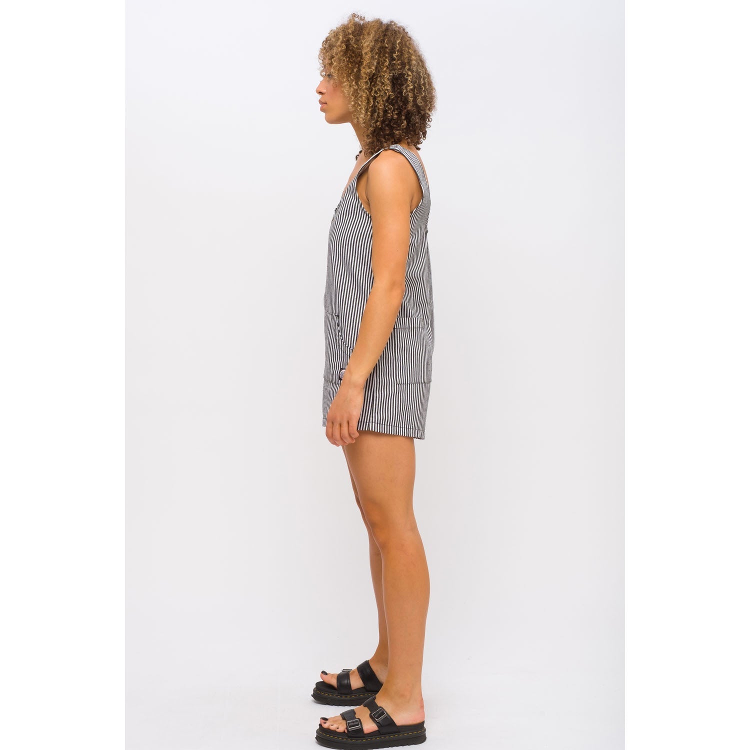 Santa Cruz Francis Playsuit in Hickory Stripe