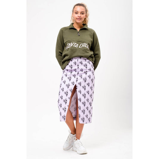 Santa Cruz Wall Hand Skirt in black and lilac