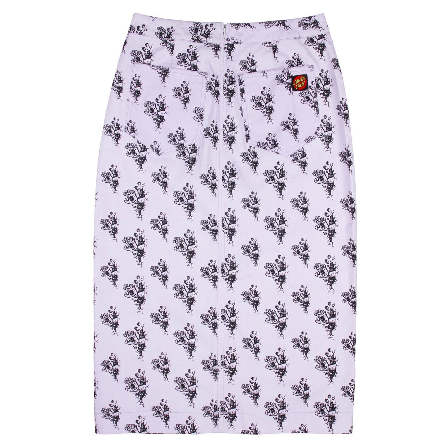 Santa Cruz Wall Hand Skirt in black and lilac