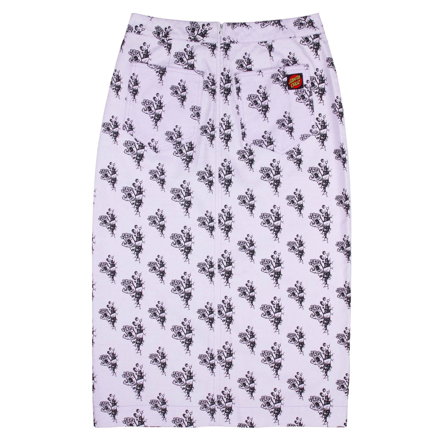 Santa Cruz Wall Hand Skirt in black and lilac