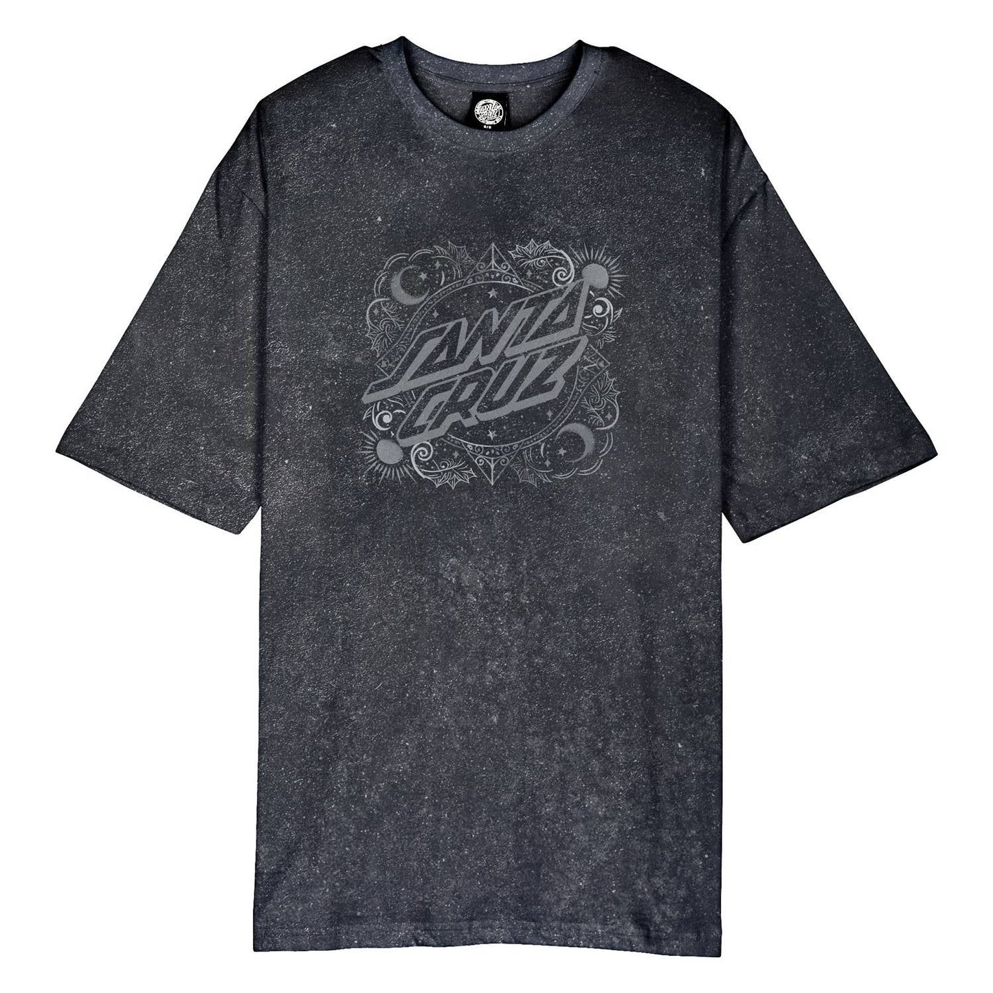 Ornate Dot Front Oversized T-Shirt