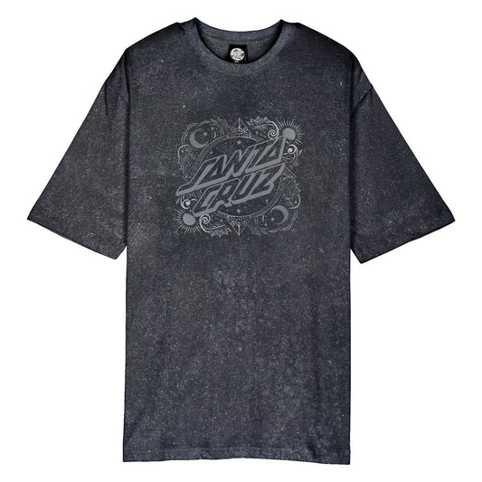 Ornate Dot Front Oversized T-Shirt