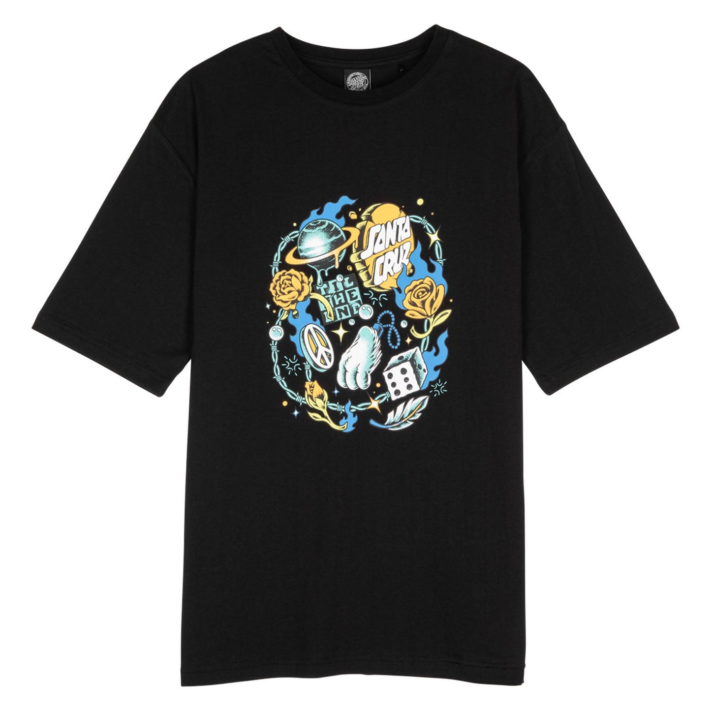 Lucky Day Front Oversized Santa Cruz T-Shirt