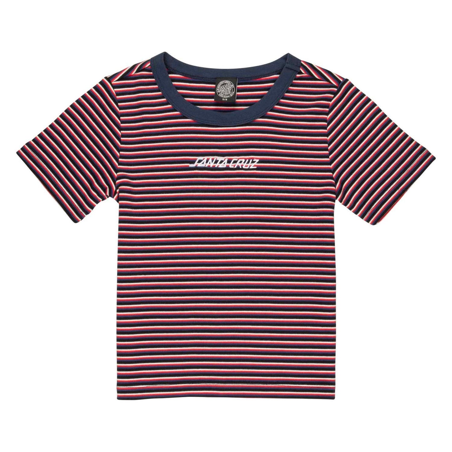 Strip Logo Emb Santa Cruz T-Shirt