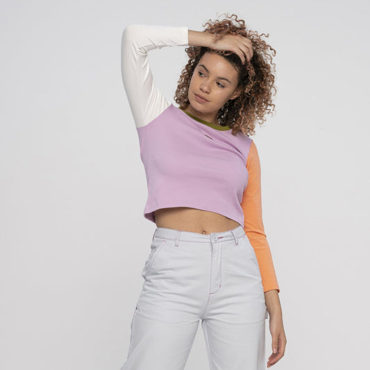 Classic Dot Front L/S T-Shirt