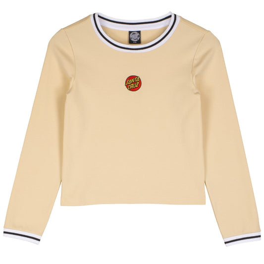 Classic Dot Emb Ringer L/S T-Shirt