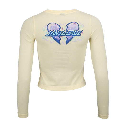Santa Cruz Heart Breaker L/S T-Shirt Custard 