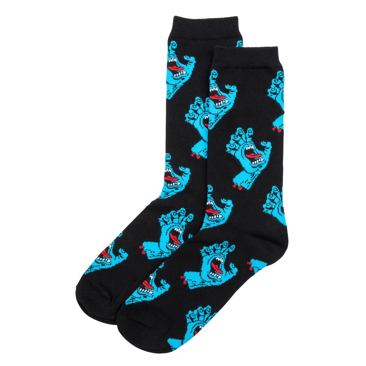 Screaming Hand Socks by Santa Cruz. Multi hand assorted